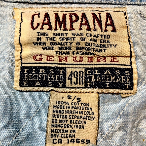 Vintage 90’s Denim Button Down Shirt - Picture 12 of 15